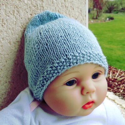 Bonnet mérinos pour bébé