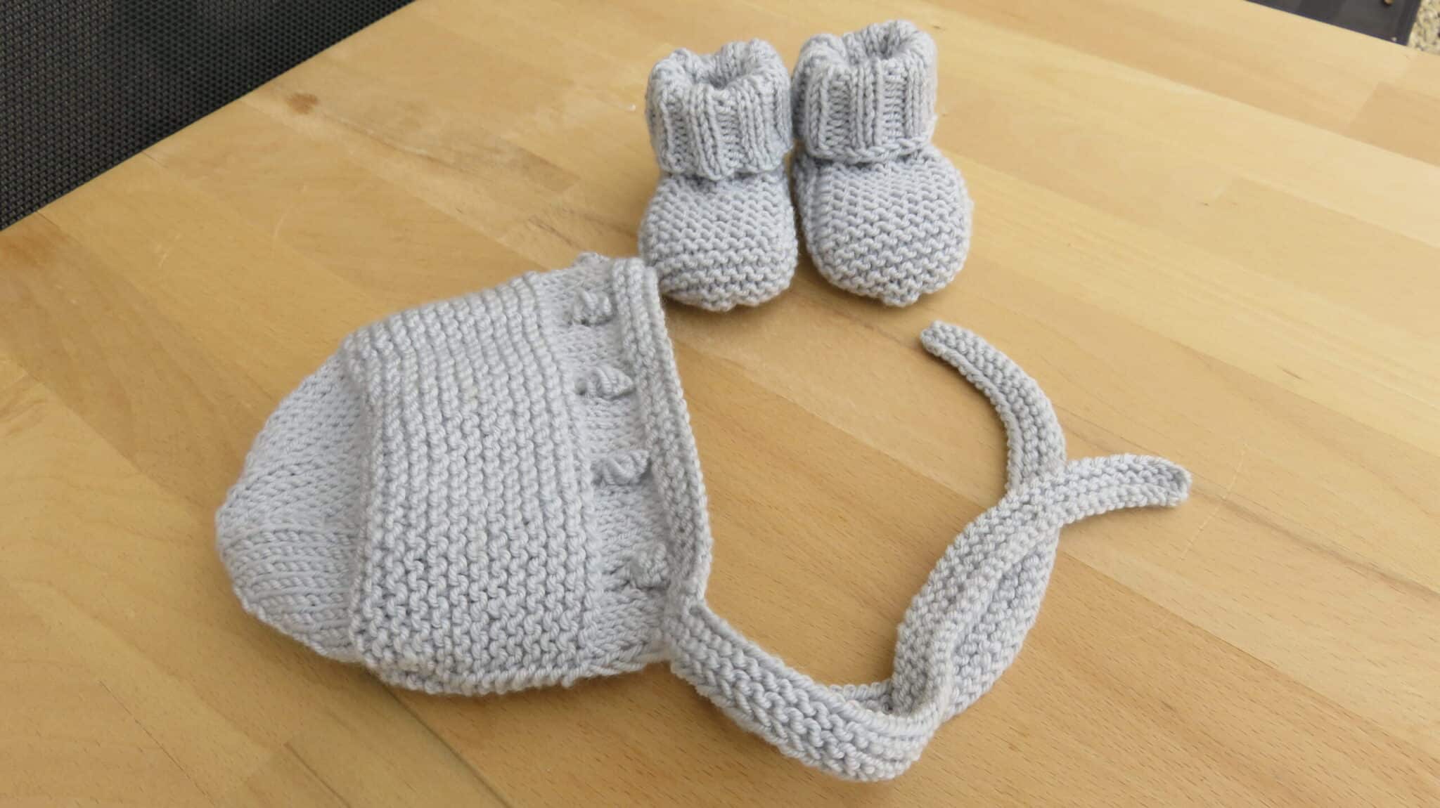 Béguin et chaussons bébé laine mérinos