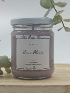 bougie végétale parfumée Bois Flotté