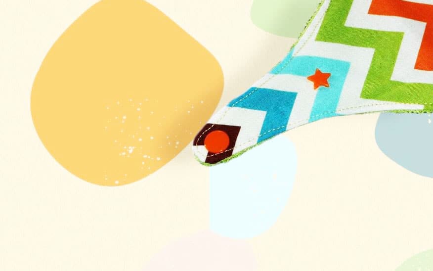 Bavoir attache-tétine en éponge - CHEVRONS – Image 7