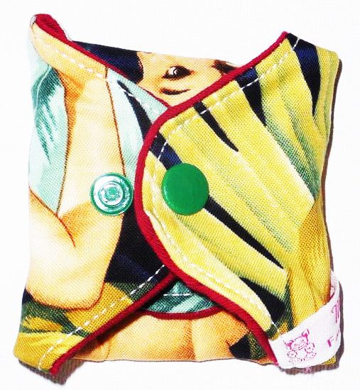 Serviette hygiénique lavable flux normaux (S) - PIN-UP - Zéro déchet - shl - serviette périodique