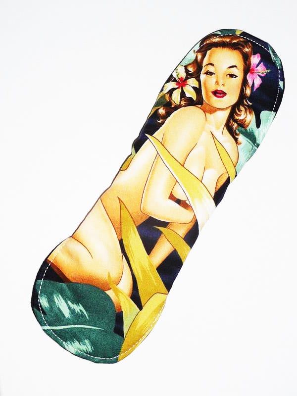 Serviette hygiénique lavable flux forts (L) - PIN-UP - Zéro déchet - shl - serviette périodique