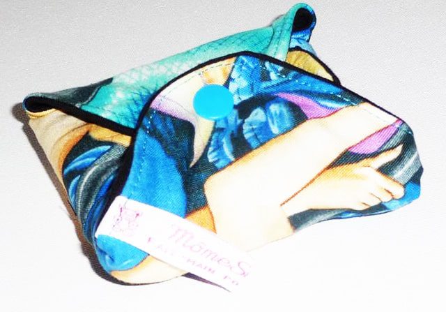 Serviette hygiénique lavable flux abondants et nuit (XL/ Nuit) - PIN-UP SIRENE - Zéro déchet - shl - serviette périodique