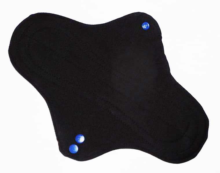 Serviette hygiénique lavable flux normaux (XL/NUIT) - PIN-UP BIKER - Zéro déchet - shl - serviette périodique