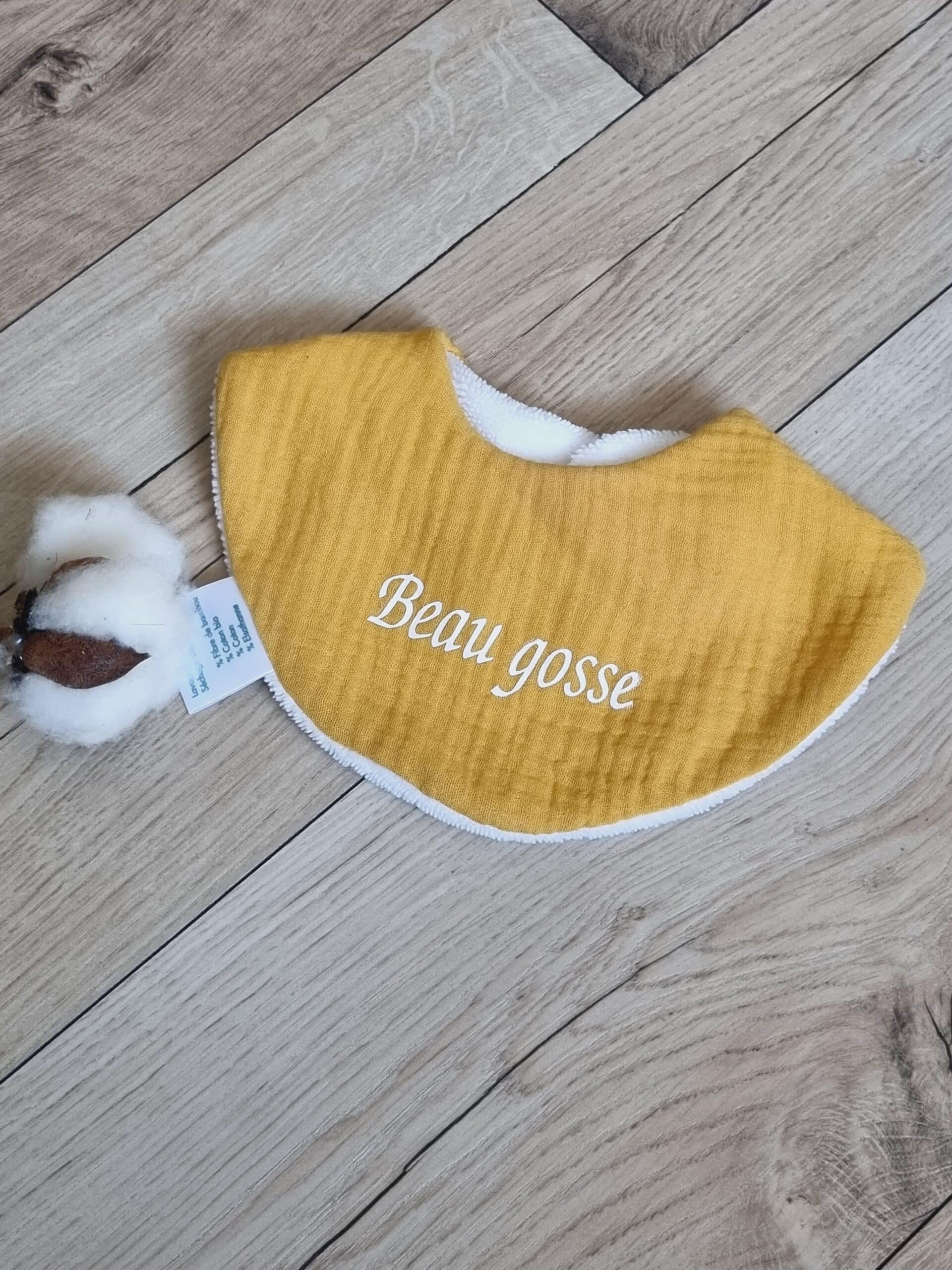 lot de bavoirs bébé en gaze de coton – Image 4