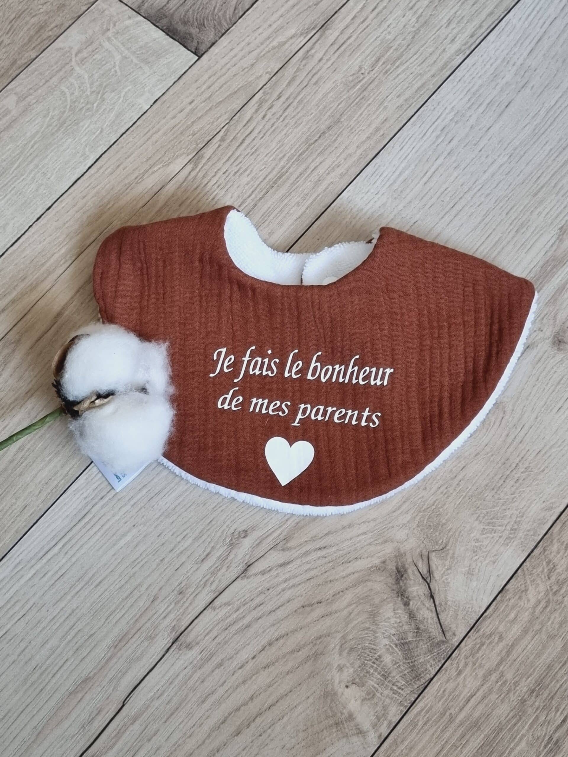 lot de bavoirs bébé en gaze de coton – Image 2