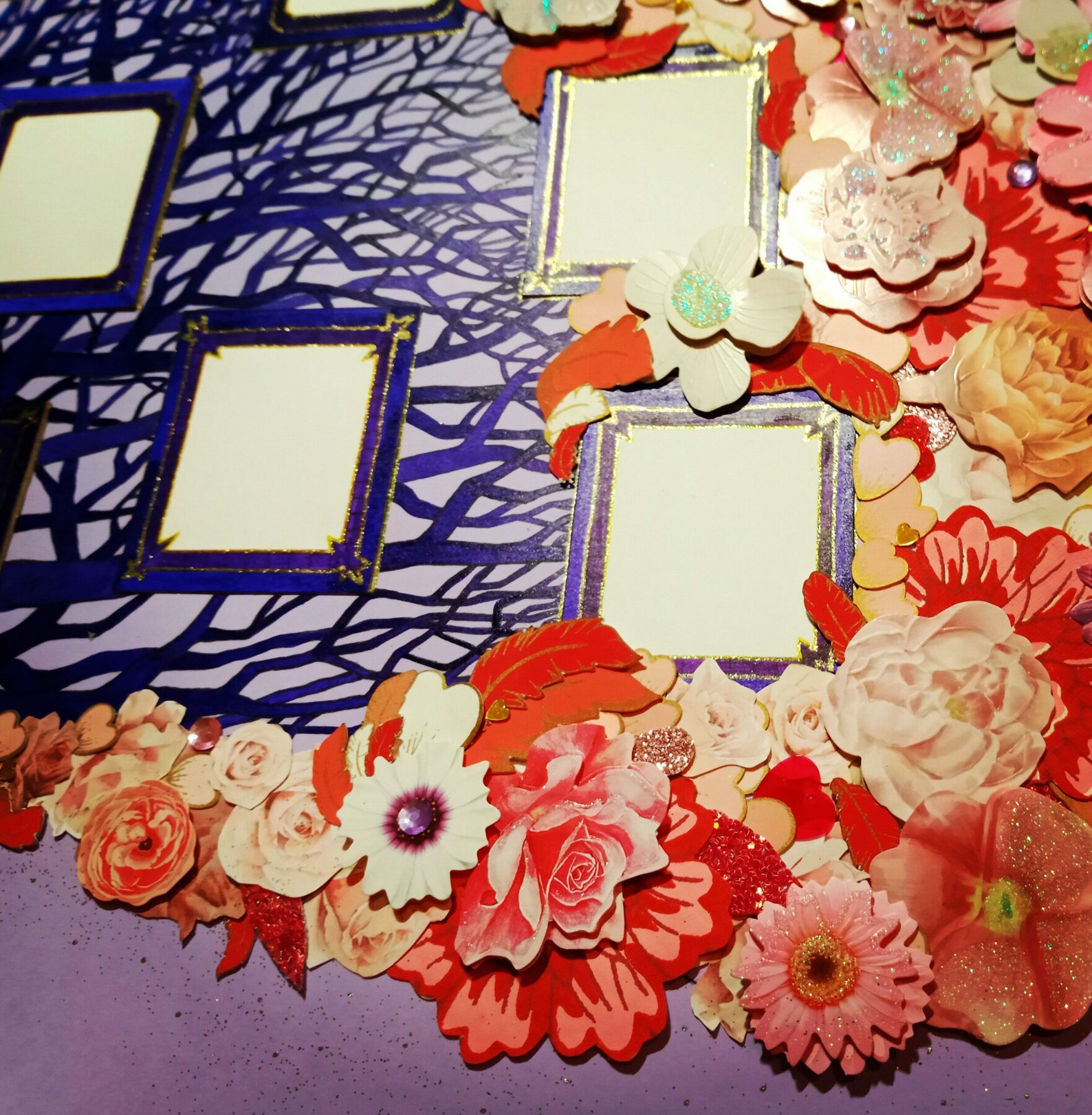 Arbre généalogique artistique personnalisé "Bouquet de fleurs" – Image 2