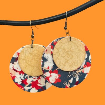 Boucles d'oreilles en bois