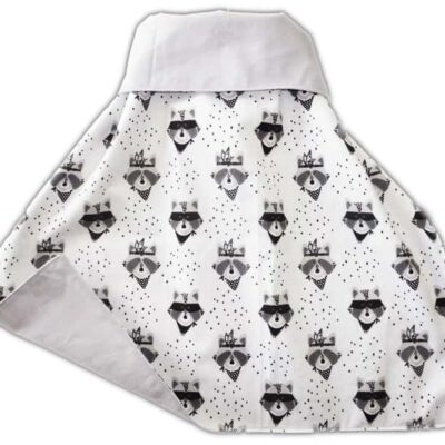 Serviette de cantine XXL à pression RATON LAVEUR INDIEN