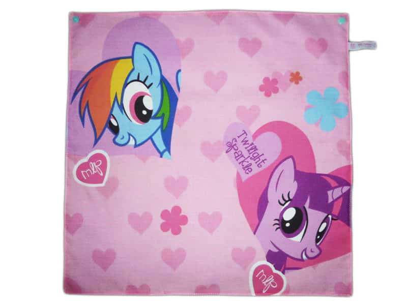 Serviette de cantine XXL à pression MON PETIT PONEY