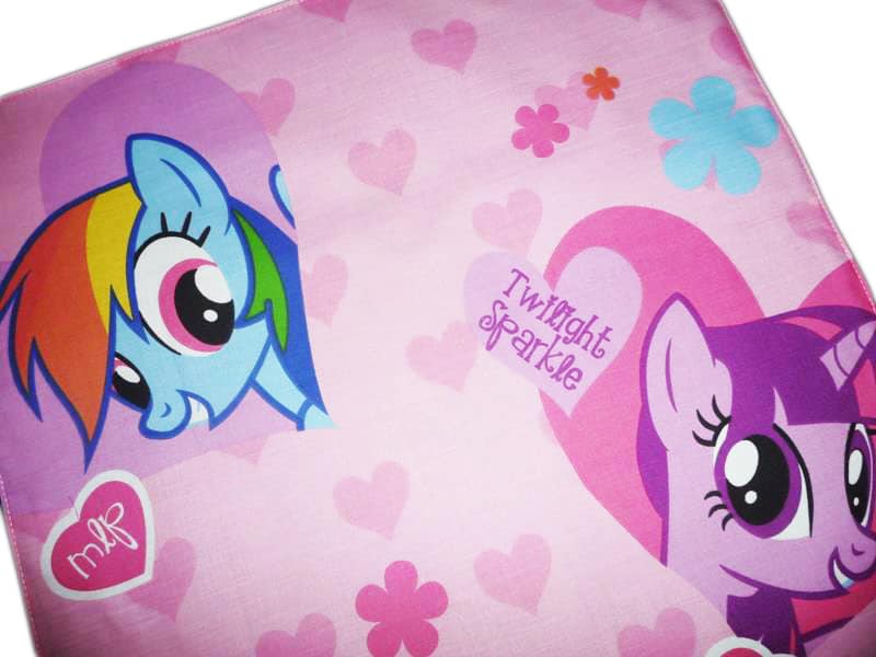 Serviette de cantine XXL à pression MON PETIT PONEY