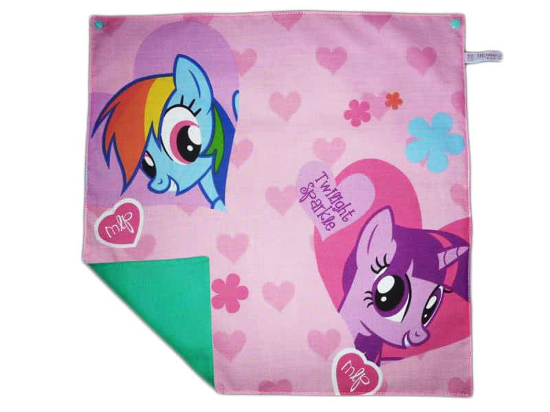 Serviette de cantine XXL à pression MON PETIT PONEY