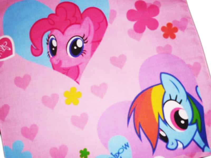 Serviette de cantine XXL à pression MON PETIT PONEY