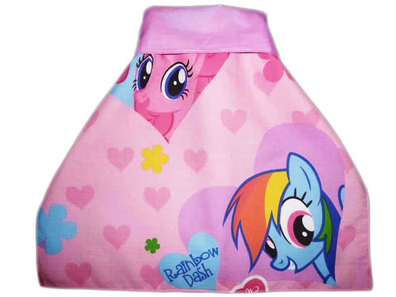 Serviette de cantine XXL à pression MON PETIT PONEY
