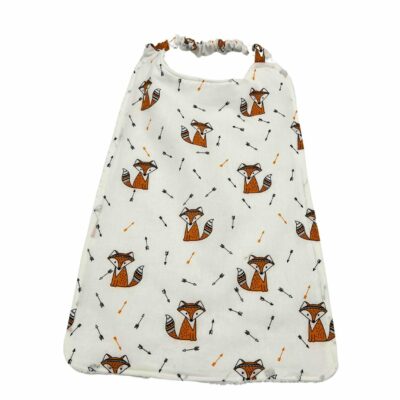 Serviette cantine personnalisable - Motif Renard