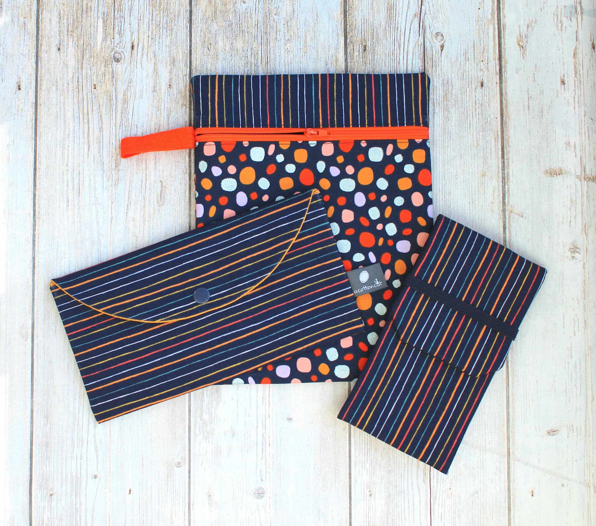 Porte documents de voyage, pochette enveloppe, porte chéquiers, trousse à crayons – Image 6