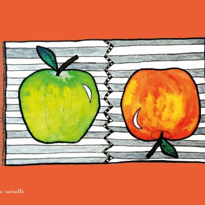 Affiche numérotée "Pomme de reinette"