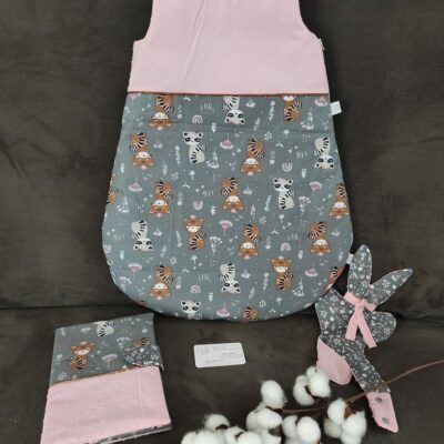 Ensemble naissance "renard rose"