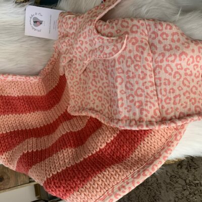 Lot de 2 pièces "Rose panthère"