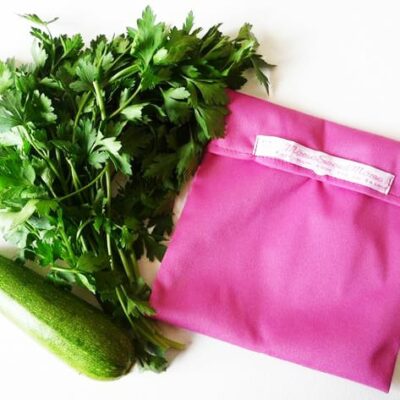 Sac congélation lavable et réutilisable FUCHSIA (MINI)