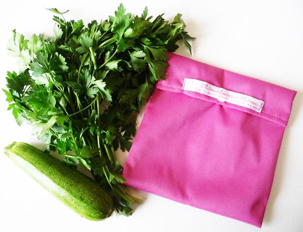 Sac congélation lavable et réutilisable FUCHSIA (MINI)