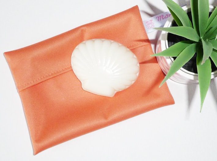 Pochette imperméable lavable et réutilisable ORANGINA