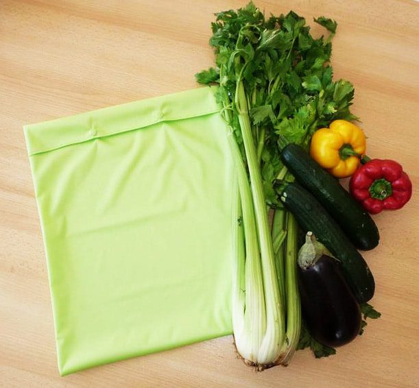 Sac congélation lavable et réutilisable CITRON VERT (MEGA)