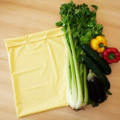 Sac congélation lavable et réutilisable JAUNE (MEGA)