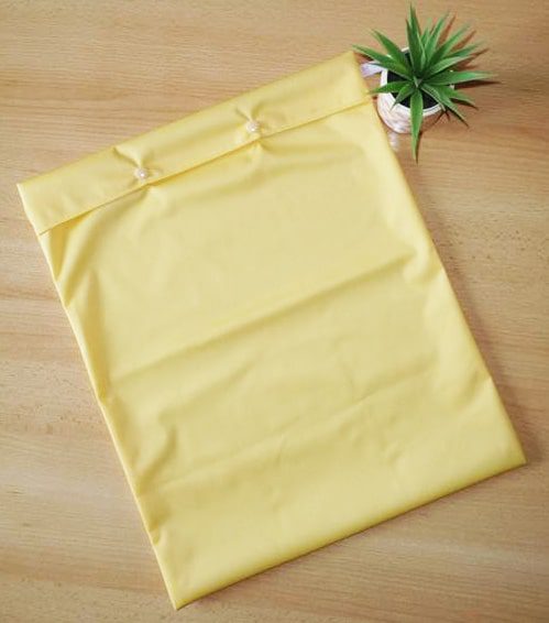 Sac congélation lavable et réutilisable JAUNE (MEGA)