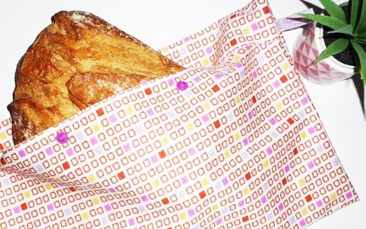 Sac congélation ou de conservation lavable et réutilisable pour pain (MAXI +)