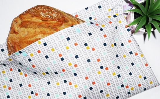 Sac congélation ou de conservation lavable et réutilisable pour pain (MAXI +)
