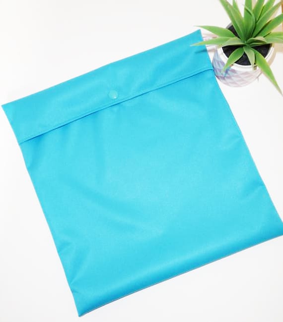 Sac congélation lavable et réutilisable TURQUOISE FONCE (MAXI)