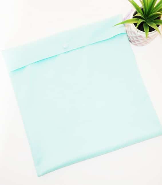 Sac congélation lavable et réutilisable MENTHE (MAXI)