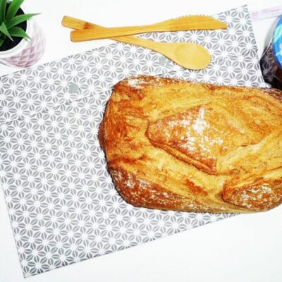 Sac congélation ou de conservation lavable et réutilisable pour pain (MAXI +)