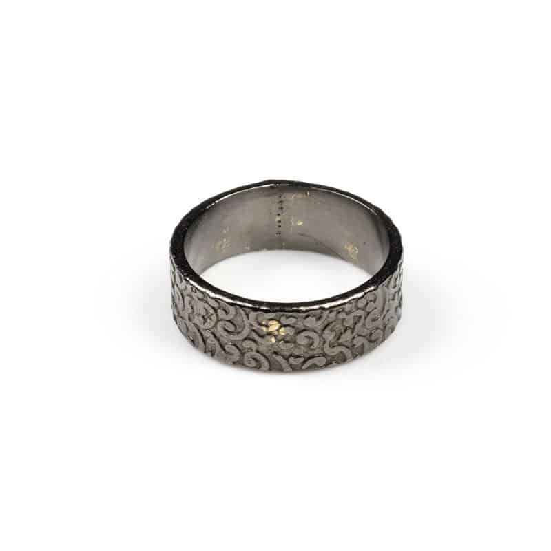 Bague Rhodium Noir Janma – Image 3