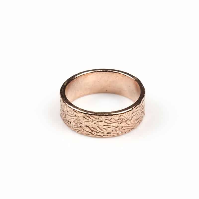 Bague Laiton Or Rose 18 cts Pankha