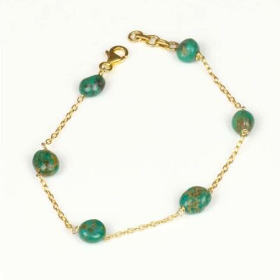 Bracelet Or Turquoise