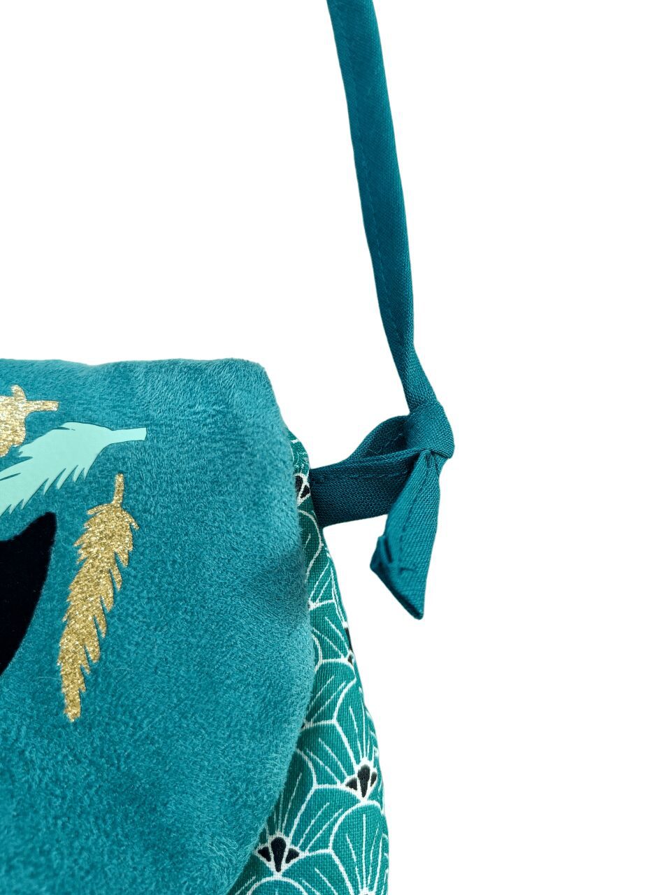 Sac bandoulière fille paon – Image 4
