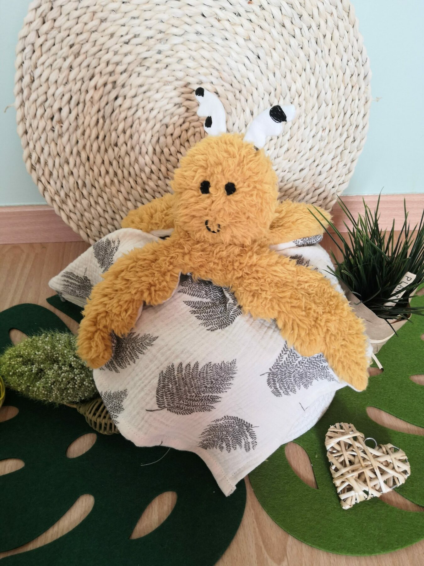 Doudou lange gaze de coton – Image 4