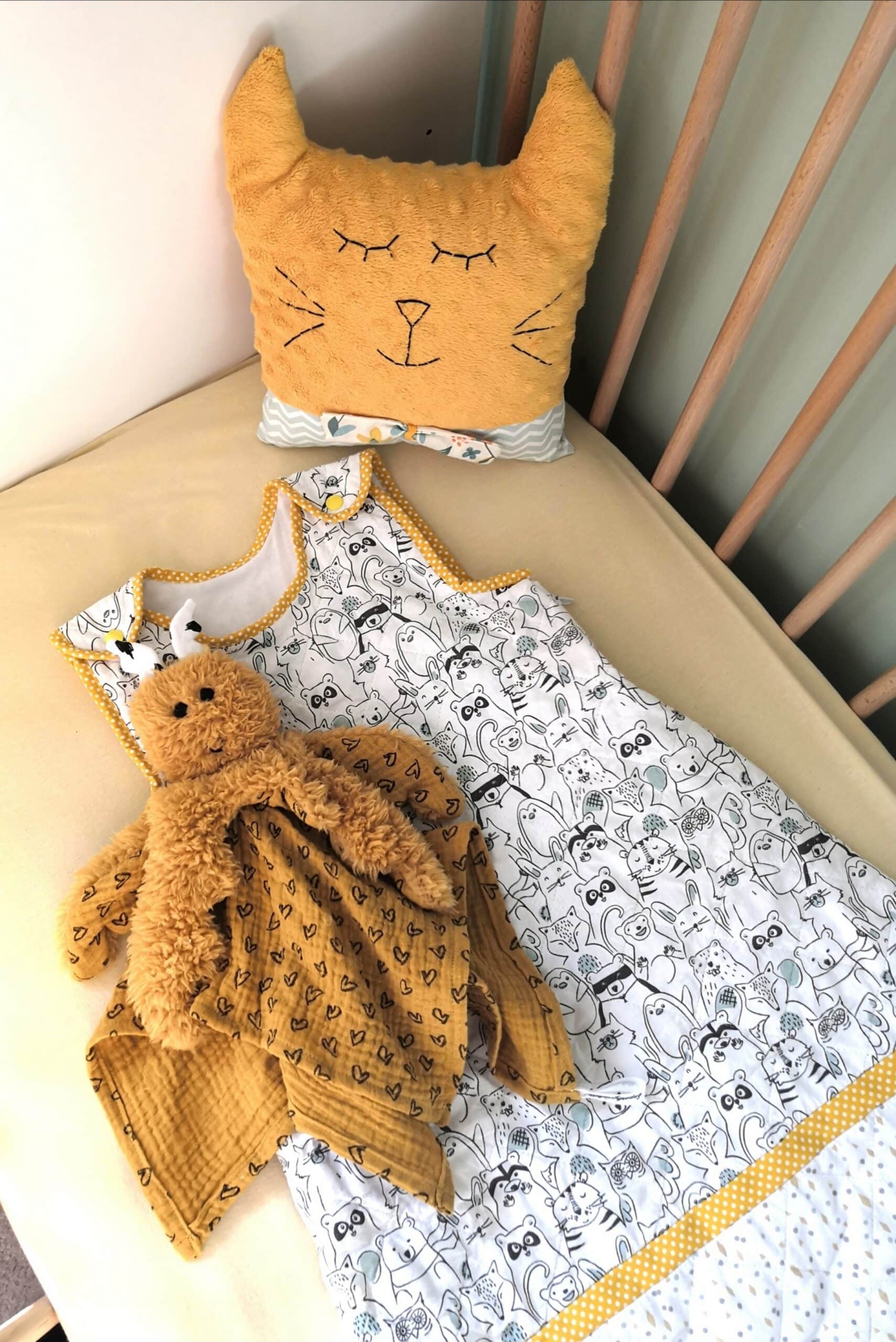 Doudou lange gaze de coton – Image 3