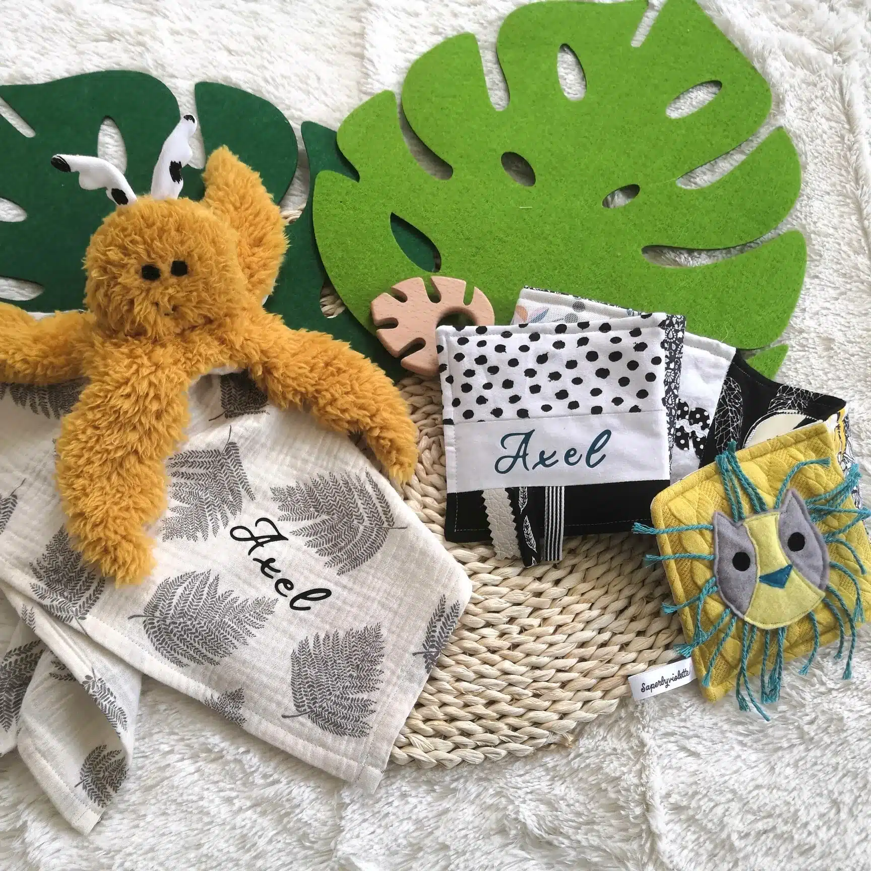 Doudou lange gaze de coton – Image 7
