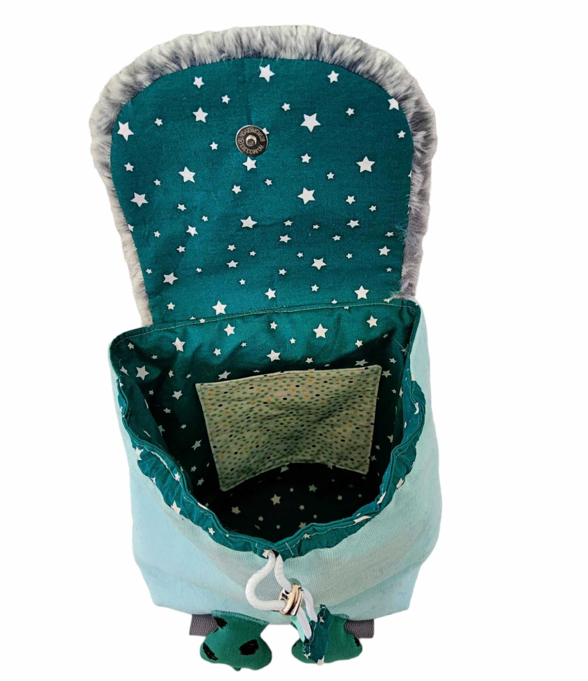 Sac à dos maternelle Mr Papouillou personnalisé (Crèche & École) – Image 3