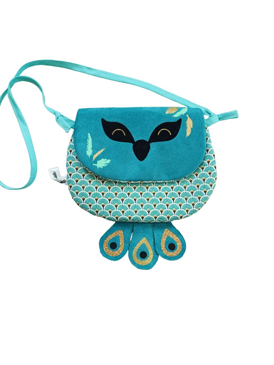 Sac bandoulière fille paon – Image 6