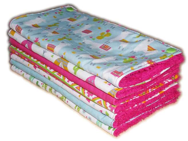 Essuie-tout lavable LAMA - serviette en tissu lavable réutilisable - essuie-tout alternatif écologique zéro déchet