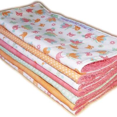 Essuie-tout lavable LUTINS - serviette en tissu lavable réutilisable - essuie-tout alternatif écologique zéro déchet