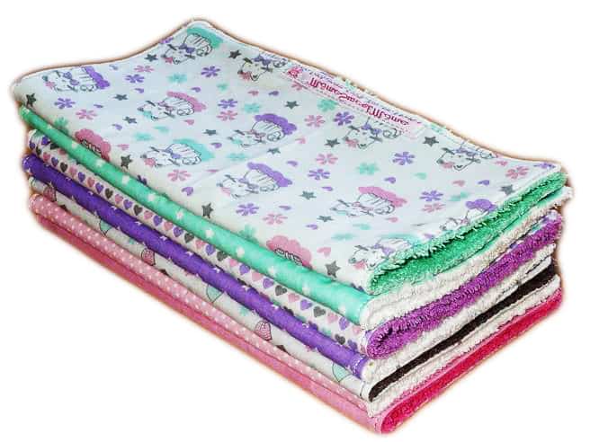 Essuie-tout lavable CHATONS - serviette en tissu lavable réutilisable - essuie-tout alternatif écologique zéro déchet