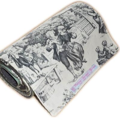 Essuie-tout lavable TOILES DE JOUY - serviette en tissu lavable réutilisable - essuie-tout alternatif écologique zéro déchet