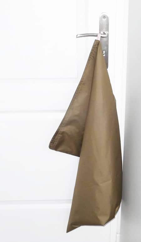 Sac poubelle lavable et réutilisable KAKI (40L)