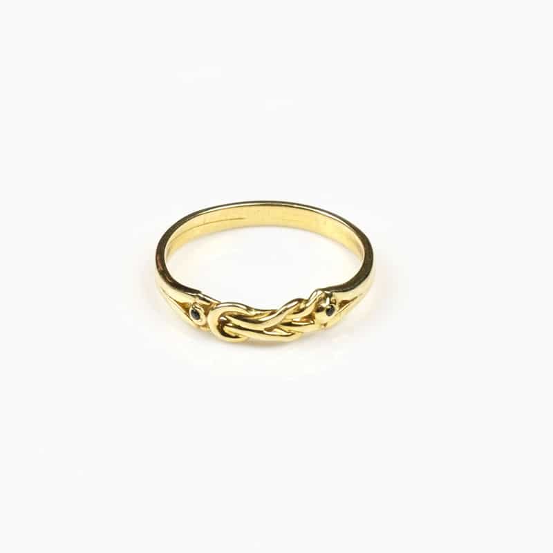 Bague Argent 925 Héraclès Simple Tressé Or