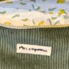 Sac banane en velours cotelé - kaki fait main